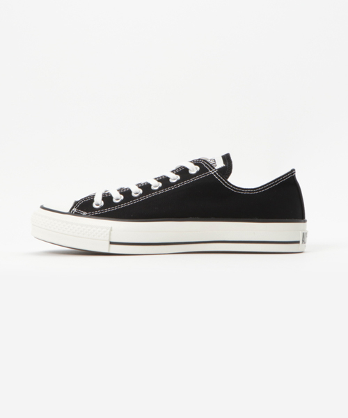 CONVERSE ALL STAR（コンバースオールスター）の「日本製 ユニセックス コンバース オールスター ローカット CONVERSE CANVAS ALL STAR J OX 32167431（スニーカー・メンズ・ブラック・28cm/27cm/29cm/26.5cm/27.5cm/24cm/24.5cm/23.5cm/26cm/23cm）」の2枚目の写真