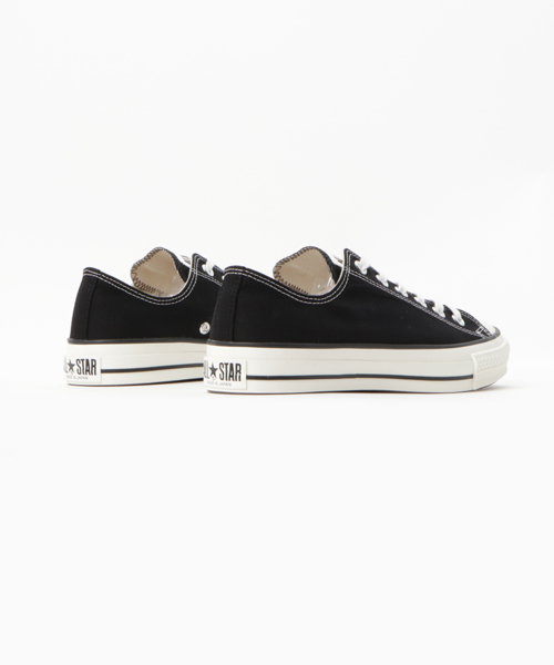 CONVERSE ALL STAR（コンバースオールスター）の「日本製 ユニセックス コンバース オールスター ローカット CONVERSE CANVAS ALL STAR J OX 32167431（スニーカー・メンズ・ブラック・28cm/27cm/29cm/26.5cm/27.5cm/24cm/24.5cm/23.5cm/26cm/23cm）」の4枚目の写真