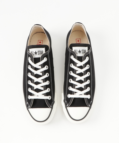 CONVERSE ALL STAR（コンバースオールスター）の「日本製 ユニセックス コンバース オールスター ローカット CONVERSE CANVAS ALL STAR J OX 32167431（スニーカー・メンズ・ブラック・28cm/27cm/29cm/26.5cm/27.5cm/24cm/24.5cm/23.5cm/26cm/23cm）」の5枚目の写真