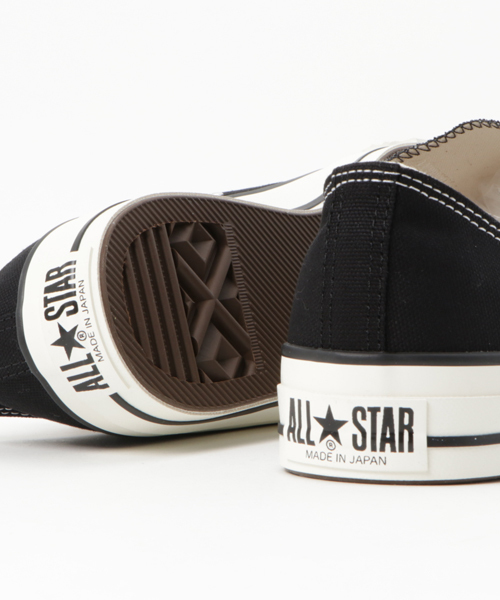 CONVERSE ALL STAR（コンバースオールスター）の「日本製 ユニセックス コンバース オールスター ローカット CONVERSE CANVAS ALL STAR J OX 32167431（スニーカー・メンズ・ブラック・28cm/27cm/29cm/26.5cm/27.5cm/24cm/24.5cm/23.5cm/26cm/23cm）」の9枚目の写真