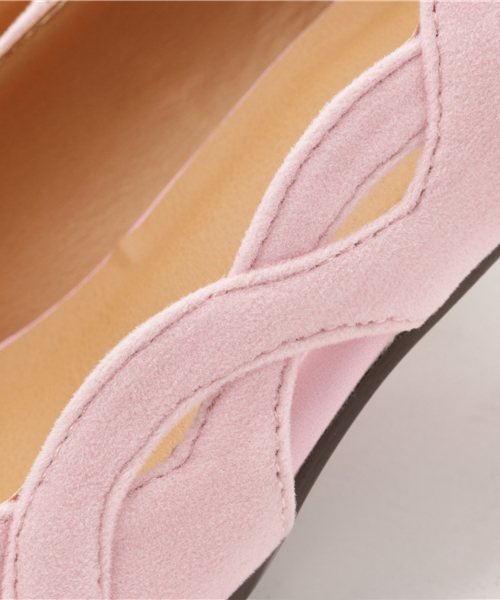 RODEO CROWNS WIDE BOWL（ロデオクラウンズワイドボウル）の「BRAID パンプス（パンプス・レディース・ピンク/キャメル/ターコイズブルー・SMALL/LL/LARGE）」の7枚目の写真
