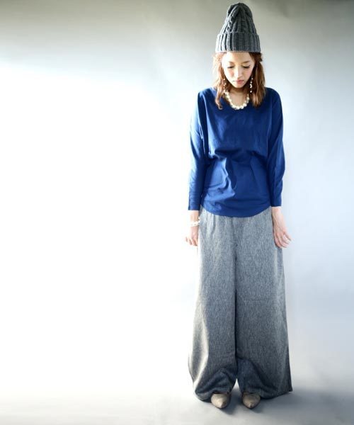 antiqua（アンティカ）の「ワイドパンツ（その他パンツ・レディース・グリーン系その他/グレー系その他・M）」の17枚目の写真