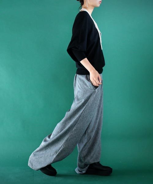 antiqua（アンティカ）の「ワイドパンツ（その他パンツ・レディース・グリーン系その他/グレー系その他・M）」の21枚目の写真