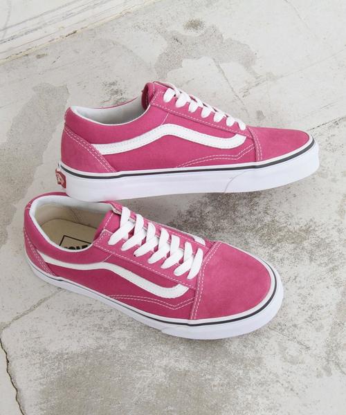 VANS（バンズ）の「【国内exclusive】＜VANS（バンズ）＞∴OLD SKOOL オールドスクール/スニーカー：（スニーカー・レディース・ライラック/ピンク・5h/6/6h/5/4h）」の3枚目の写真