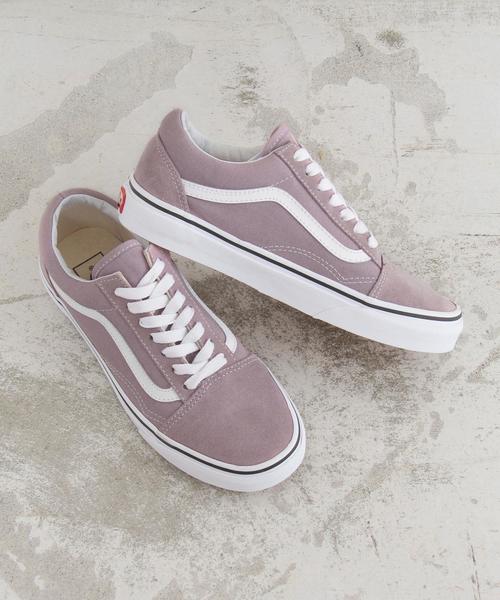 VANS（バンズ）の「【国内exclusive】＜VANS（バンズ）＞∴OLD SKOOL オールドスクール/スニーカー：（スニーカー・レディース・ライラック/ピンク・5h/6/6h/5/4h）」の4枚目の写真