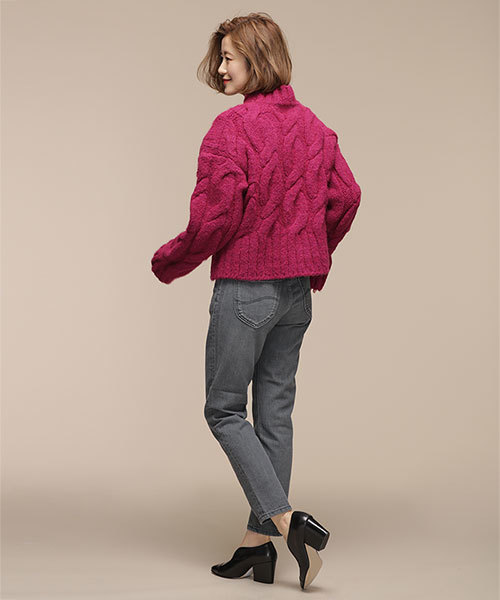 Lee（リー）の「【HERS 12月号掲載】【otonaMUSE 12月号掲載】Lee/別注NEW SLIM TAPERED（デニムパンツ・レディース・ブラック/グレー/ブルー・MEDIUM/SMALL/X-SMALL）」の21枚目の写真