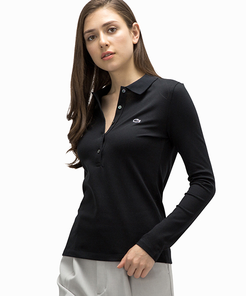セール ポロシャツ ポロシャツ ストレッチ ポロシャツ トップス 長袖 ポロシャツ Lacoste ラコステ のファッション