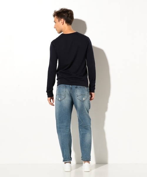 ARMANI EXCHANGE(アルマーニエクスチェンジ)の「【AXアルマーニ エクスチェンジ】Vネック ニット(ニット/セーター・メンズ・ネイビー・LARGE/MEDIUM/SMALL/X-LARGE/X-SMALL)」の10枚目の写真