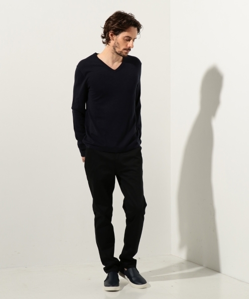 ARMANI EXCHANGE(アルマーニエクスチェンジ)の「【AXアルマーニ エクスチェンジ】Vネック ニット(ニット/セーター・メンズ・ネイビー・LARGE/MEDIUM/SMALL/X-LARGE/X-SMALL)」の8枚目の写真
