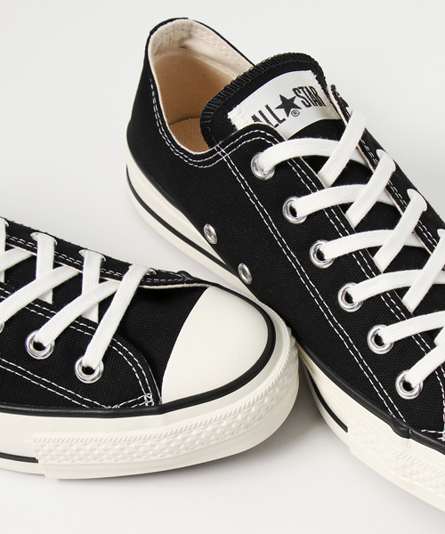 CONVERSE(コンバース)の「◇CONVERSE CANVAS ALL STAR J OX / コンバース オールスター ロー(スニーカー・メンズ・ブラック・26cm/27cm/27.5cm/28cm/26.5cm)」の3枚目の写真