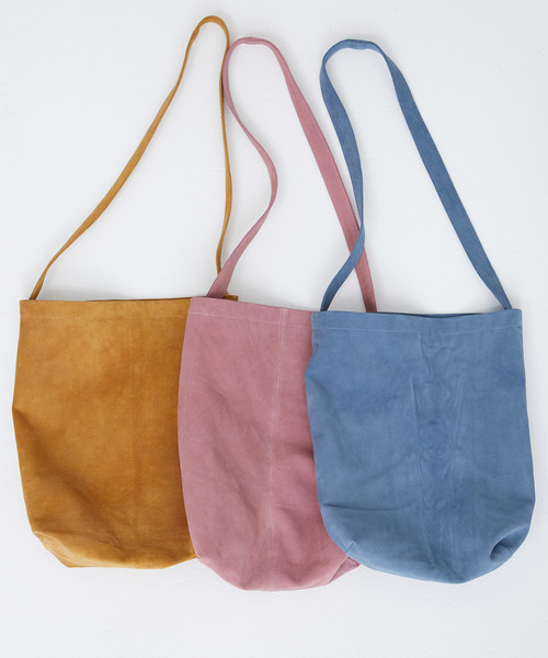 UNITED TOKYO（ユナイテッドトウキョウ）の「スエードショルダーバック（ショルダーバッグ・メンズ・ピンク/イエロー/ブルー/ブラック・FREE）」の5枚目の写真