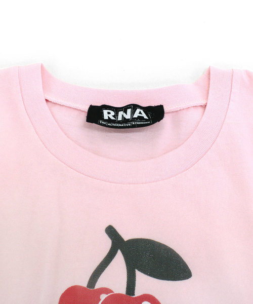 RNA(アールエヌエー)の「M0853 チェリープリントチュールコンビTシャツ(Tシャツ/カットソー・レディース・ホワイト/ピンク/ブラック・MEDIUM)」の14枚目の写真