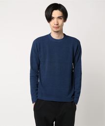 SU: ブークレ インディゴプルオーバーニット■