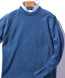 SU: ブークレ インディゴプルオーバーニット■