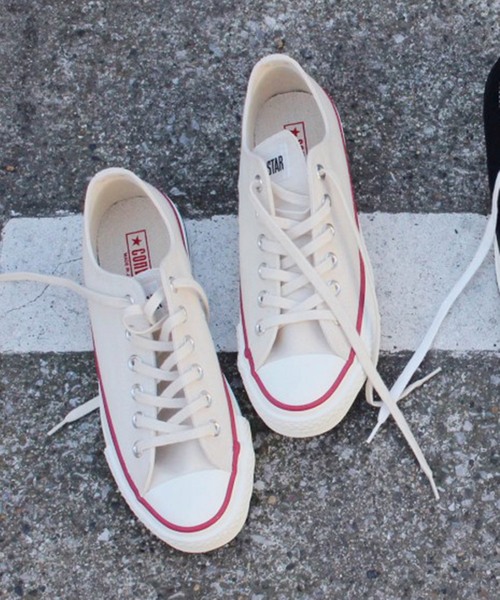 JOURNAL STANDARD（ジャーナルスタンダード）の「【CONVERSE/コンバース】CANVAS ALLSTAR J OX:オールスターローカット#（スニーカー・レディース・ホワイト/ブラック・23cm/23.5cm/24cm/24.5cm/25cm）」の2枚目の写真