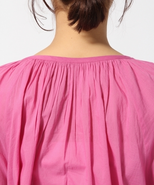 LOWRYS FARM(ローリーズファーム)の「シシュウブラウス/LS 785958 (シャツ/ブラウス・レディース・ブラウン/オフホワイト/ピンク・FREE)」の11枚目の写真