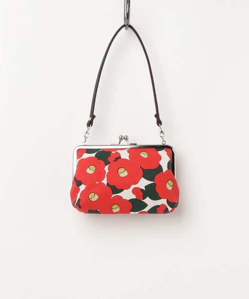 カヤ（カヤ）の「【カヤ】帆布堂 花衣がま口ハンドバッグ（ハンドバッグ・レディース・ブルー/グリーン/レッド/オレンジ/ピンク・FREE）」の7枚目の写真