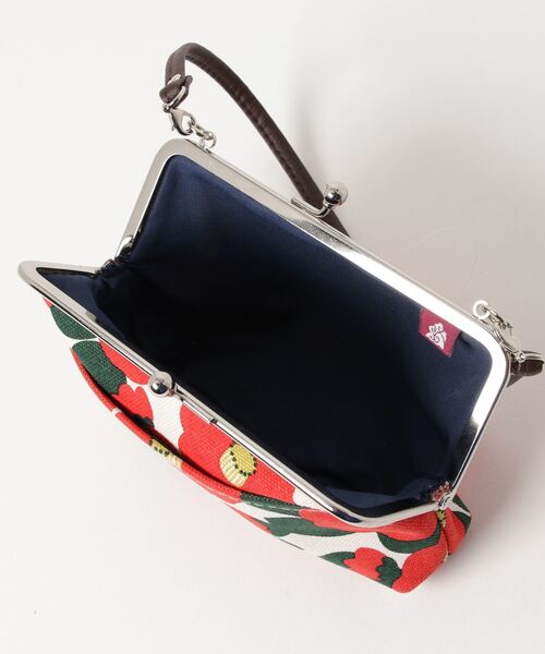 カヤ（カヤ）の「【カヤ】帆布堂 花衣がま口ハンドバッグ（ハンドバッグ・レディース・ブルー/グリーン/レッド/オレンジ/ピンク・FREE）」の9枚目の写真