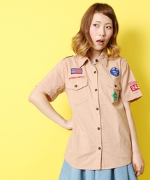 WEGO/ボーイスカウトシャツ(S)