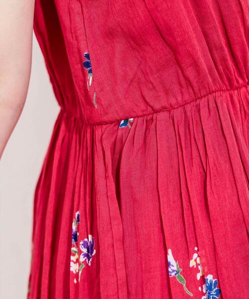 natural couture（ナチュラルクチュール）の「コットンボイルフラワーワンピ（ワンピース・レディース・オフホワイト/ブラック/レッド・FREE）」の21枚目の写真