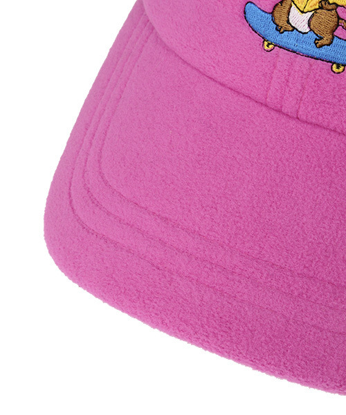 Candy Stripper（キャンディストリッパー）の「GRINNING RAT FLEECE キャップ（キャップ・レディース・ブラック/ネイビー/ピンク・FREE）」の8枚目の写真