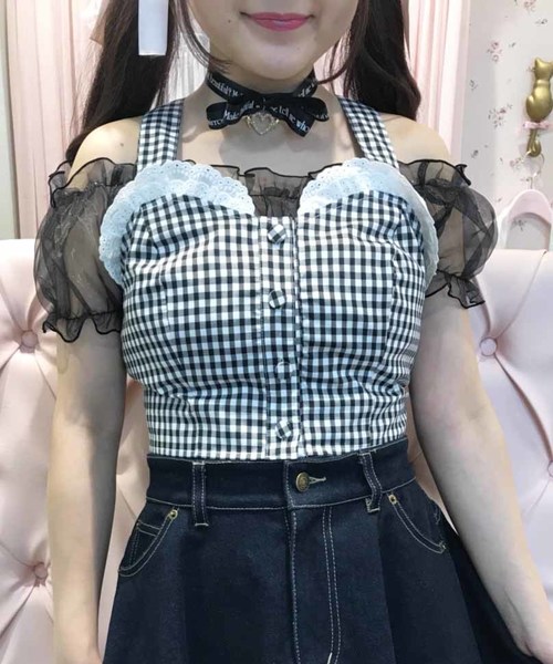 RoseMarie seoir ギンガムチェックビスチェ RoseMarie seoirギンガムチェック ビスチェ