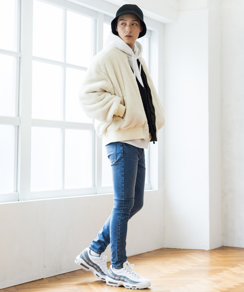 WEGO(ウィゴー)の「WEGO/リバーシブルボアMA-1(MA-1・メンズ・ワイン/マスタード/オレンジ/ベージュ系その他/ブラック・MEDIUM/LARGE)」の16枚目の写真