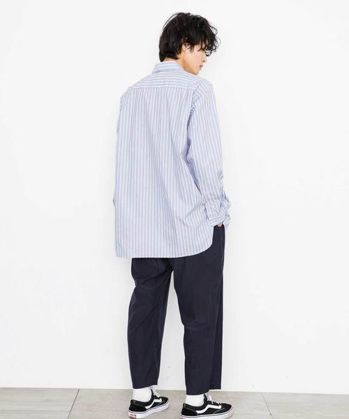 marka,【marka】STUDIOUS限定別注ビッグストライプシャツ/WIDE SPREAD ...