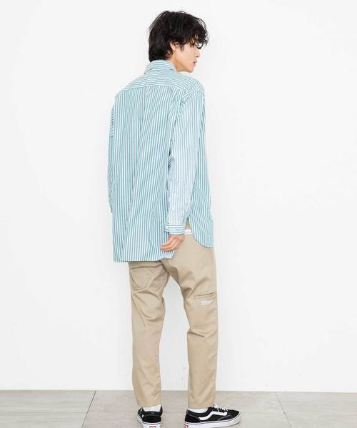 marka,【marka】STUDIOUS限定別注ビッグストライプシャツ/WIDE SPREAD ...