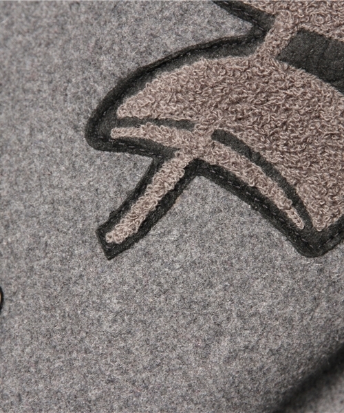 WEGO（ウィゴー）の「WEGO/メルトンスタジャン（スタジャン・メンズ・ブラック/ダークグレー/ブルー・MEDIUM/LARGE）」の12枚目の写真