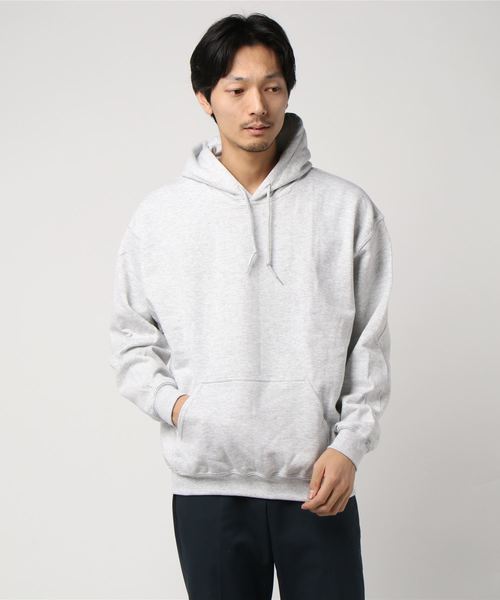 GILDAN（ギルダン）の「GILDAN/ギルダン　PULLOVER PARKER（パーカー・メンズ・ライトグレー/ライトブルー/ブラック/ネイビー/グレー/レッド/ゴールド/オレンジ系その他/ライトピンク/ワイン/ホワイト・SMALL/MEDIUM/LARGE/X-LARGE）」の5枚目の写真