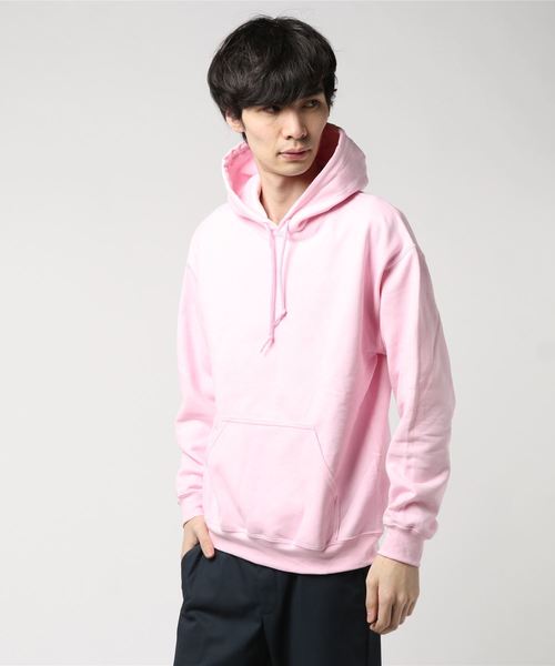 GILDAN（ギルダン）の「GILDAN/ギルダン　PULLOVER PARKER（パーカー・メンズ・ライトグレー/ライトブルー/ブラック/ネイビー/グレー/レッド/ゴールド/オレンジ系その他/ライトピンク/ワイン/ホワイト・SMALL/MEDIUM/LARGE/X-LARGE）」の7枚目の写真