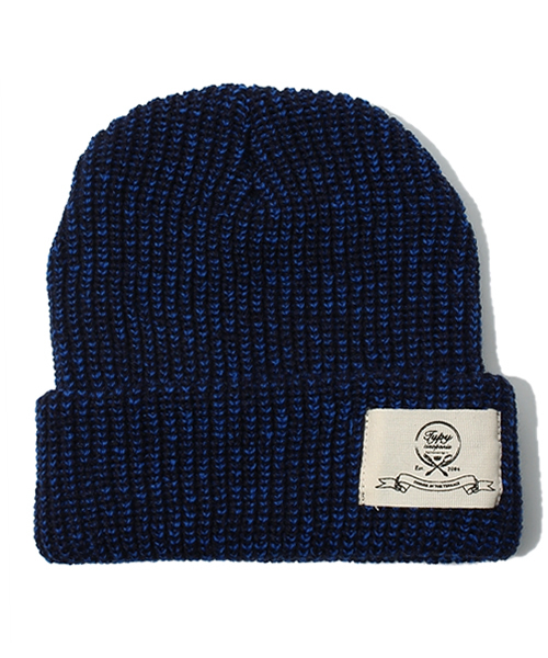 CIAOPANIC TYPY（チャオパニックティピー）の「リブニットワッチキャップ（ニットキャップ/ビーニー・キッズ・グレー/ブラウン/ダークブルー/ブルー/ネイビー/パープル/マスタード/ワインレッド・FREE）」の6枚目の写真