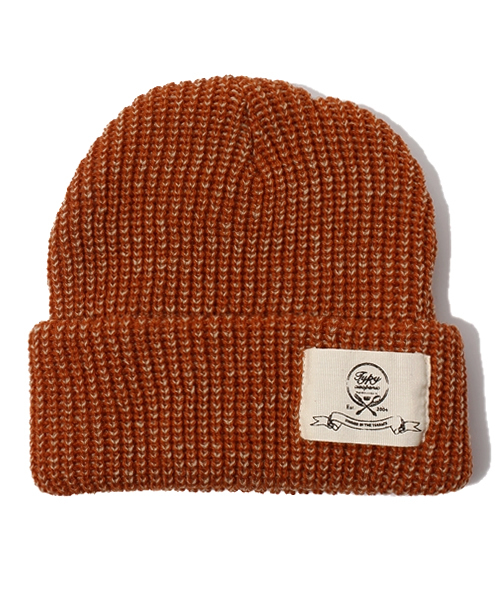 CIAOPANIC TYPY（チャオパニックティピー）の「リブニットワッチキャップ（ニットキャップ/ビーニー・キッズ・グレー/ブラウン/ダークブルー/ブルー/ネイビー/パープル/マスタード/ワインレッド・FREE）」の3枚目の写真