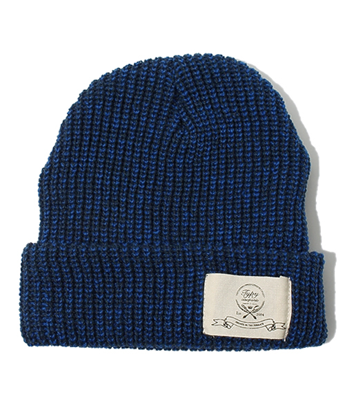 CIAOPANIC TYPY（チャオパニックティピー）の「リブニットワッチキャップ（ニットキャップ/ビーニー・キッズ・グレー/ブラウン/ダークブルー/ブルー/ネイビー/パープル/マスタード/ワインレッド・FREE）」の5枚目の写真