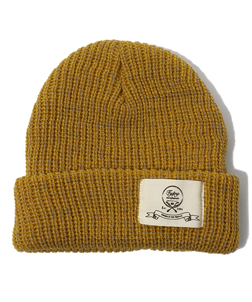 CIAOPANIC TYPY（チャオパニックティピー）の「リブニットワッチキャップ（ニットキャップ/ビーニー・キッズ・グレー/ブラウン/ダークブルー/ブルー/ネイビー/パープル/マスタード/ワインレッド・FREE）」の7枚目の写真