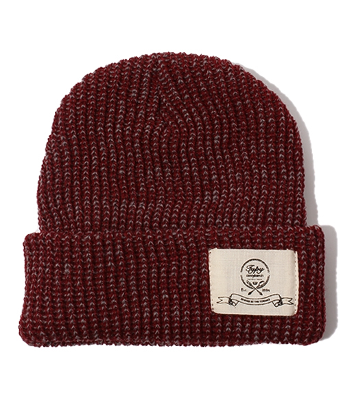 CIAOPANIC TYPY（チャオパニックティピー）の「リブニットワッチキャップ（ニットキャップ/ビーニー・キッズ・グレー/ブラウン/ダークブルー/ブルー/ネイビー/パープル/マスタード/ワインレッド・FREE）」の8枚目の写真