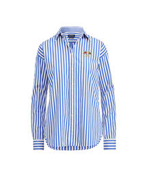 美品 ポロラルフローレン 黒白ボーイフレンドフィット クレイジーパターンシャツ 美品 ポロラルフローレン 黒白ボーイフレンドフィット クレイジー