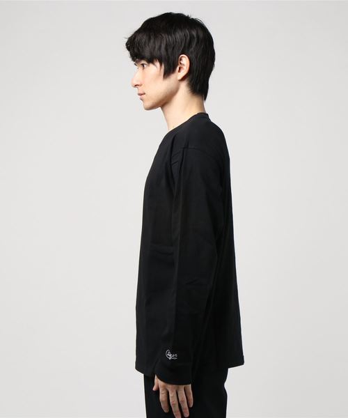 ABAHOUSE（アバハウス）の「【CEIZER×ABAHOUSE/別注】ロゴ刺繍Tシャツ（Tシャツ/カットソー・メンズ・オレンジ/ブラック/オフホワイト・44/46/48）」の4枚目の写真