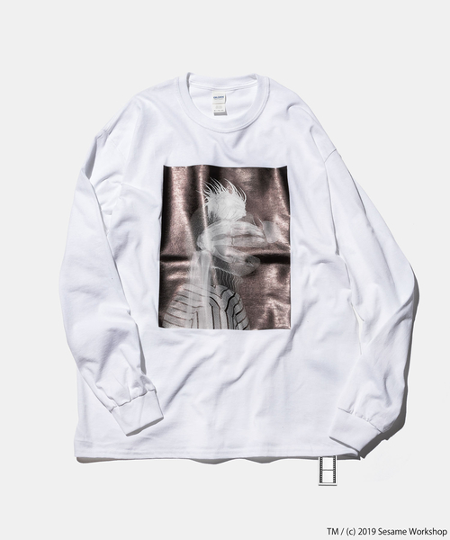 ROOPTOKYO(ループトウキョウ)の「NEGA/ネガ by SURF/BRAND SESAMESTREET Photo L/S Tee(Tシャツ/カットソー・メンズ・ブラック/ホワイト/ライム/オレンジ・XL/S/XXL/L/M)」の2枚目の写真