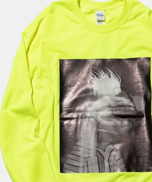 ROOPTOKYO(ループトウキョウ)の「NEGA/ネガ by SURF/BRAND SESAMESTREET Photo L/S Tee(Tシャツ/カットソー・メンズ・ブラック/ホワイト/ライム/オレンジ・XL/S/XXL/L/M)」の1枚目の写真