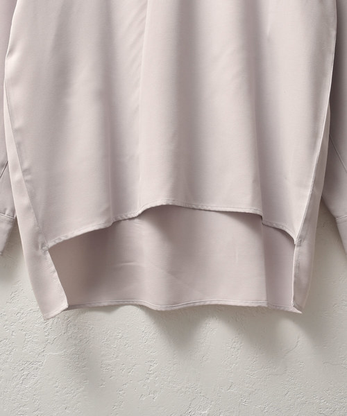 MinoriTY（マイノリティ）の「ショールカラープルオーバーシャツ ビッグシルエット（シャツ/ブラウス・メンズ・ネイビー/グレー/ベージュ・M/L）」の14枚目の写真