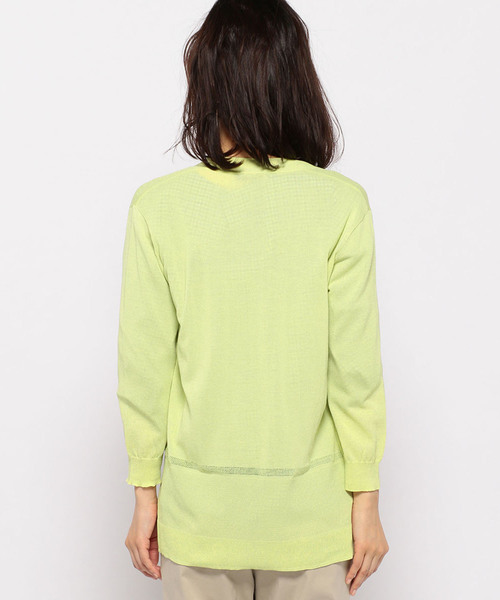 DECOY SINCE 1981（デコイシンスイチキュウハチイチ）の「◇カタログ掲載◇裾透かし編みカーディガン（カーディガン/ボレロ・レディース・ネイビー/グレー/ライトグリーン/アイボリー・LL/L size/M size）」の13枚目の写真