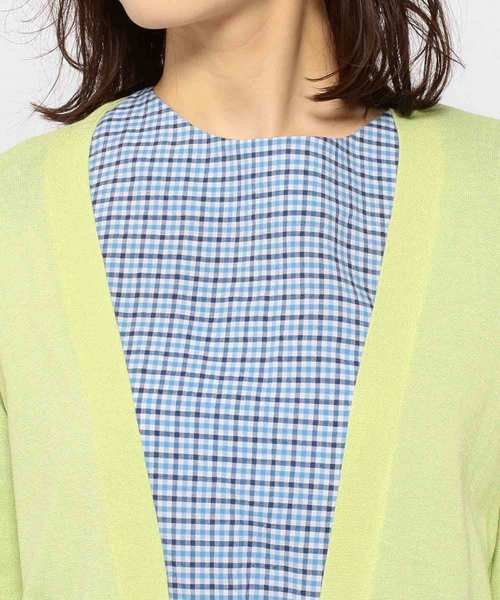 DECOY SINCE 1981（デコイシンスイチキュウハチイチ）の「◇カタログ掲載◇裾透かし編みカーディガン（カーディガン/ボレロ・レディース・ネイビー/グレー/ライトグリーン/アイボリー・LL/L size/M size）」の12枚目の写真