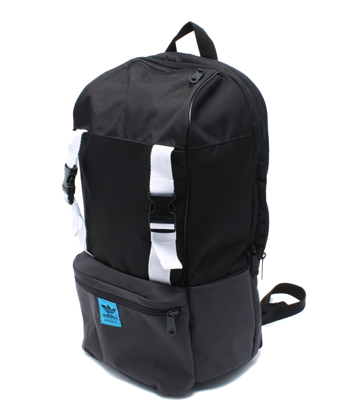 adidas Originals（アディダスオリジナルス）の「アディダス オリジナルス バックパック リュック キャンパス adidas Originals BP CAMPUS（バックパック/リュック・メンズ・ブラック/オレンジ・ONE SIZE）」の3枚目の写真