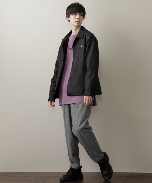 KANGOL（カンゴール）の「▽WEB限定 MONO-MART×KANGOL 別注 オーバーサイズ コーチジャケット（その他アウター・メンズ・ブラック/ネイビー/ボルドー/イエロー系その他・M/L）」の13枚目の写真