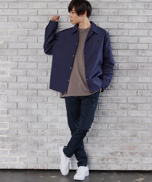 KANGOL（カンゴール）の「▽WEB限定 MONO-MART×KANGOL 別注 オーバーサイズ コーチジャケット（その他アウター・メンズ・ブラック/ネイビー/ボルドー/イエロー系その他・M/L）」の14枚目の写真