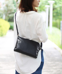 Jamale（ジャマレ）の「[Jamale] 牛革防水レザーショルダーバッグ日本製（ショルダーバッグ）」