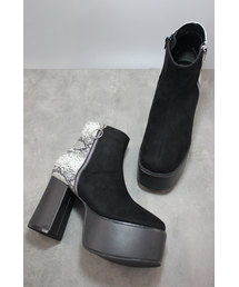 SUNNY ROOM | 【厚底】サイドジップショートブーツ　276(ブーツ)