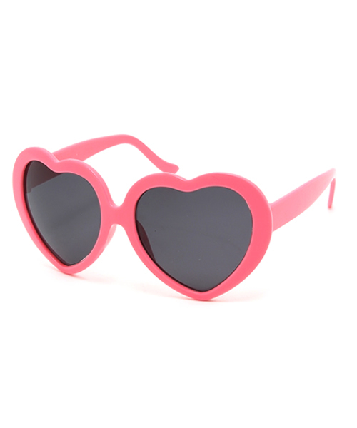 WEGO(ウィゴー)の「WEGO/ハートサングラス(サングラス・レディース・ホワイト/ブラック/パープル/ライトパープル/ピンク/ライトピンク/レッド/サックスブルー・FREE)」の7枚目の写真